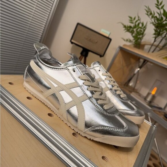 Asics Onitsuka Tiger Mexico 66 Silver Off White - Picture 4 of 9